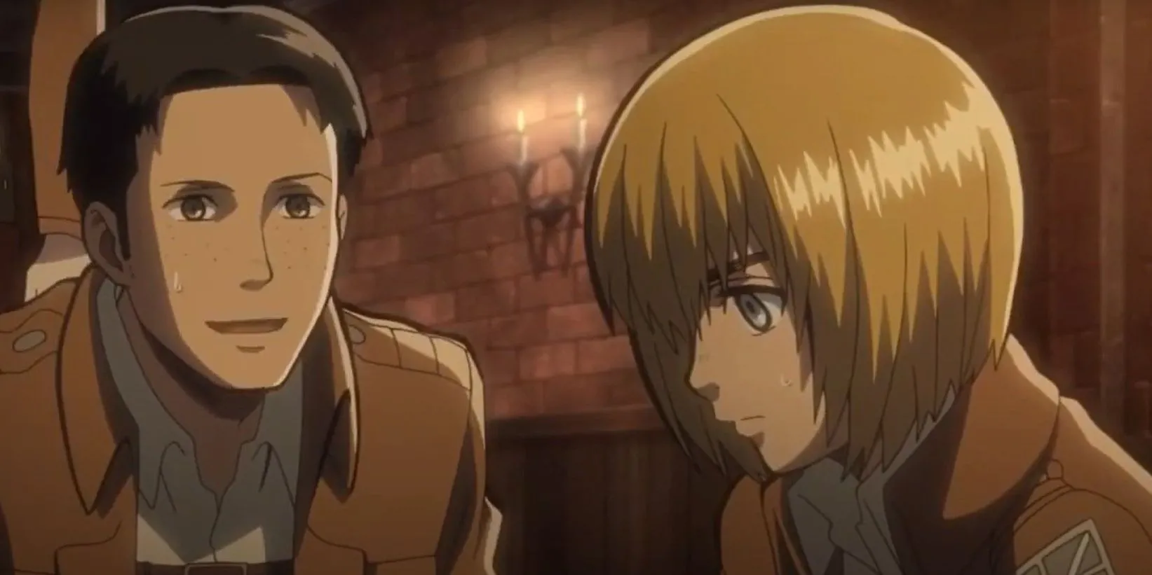 Armin Arlert nhớ về Marco Bott trong Attack on Titan, thể hiện sự ảnh hưởng sâu sắc của tình bạn