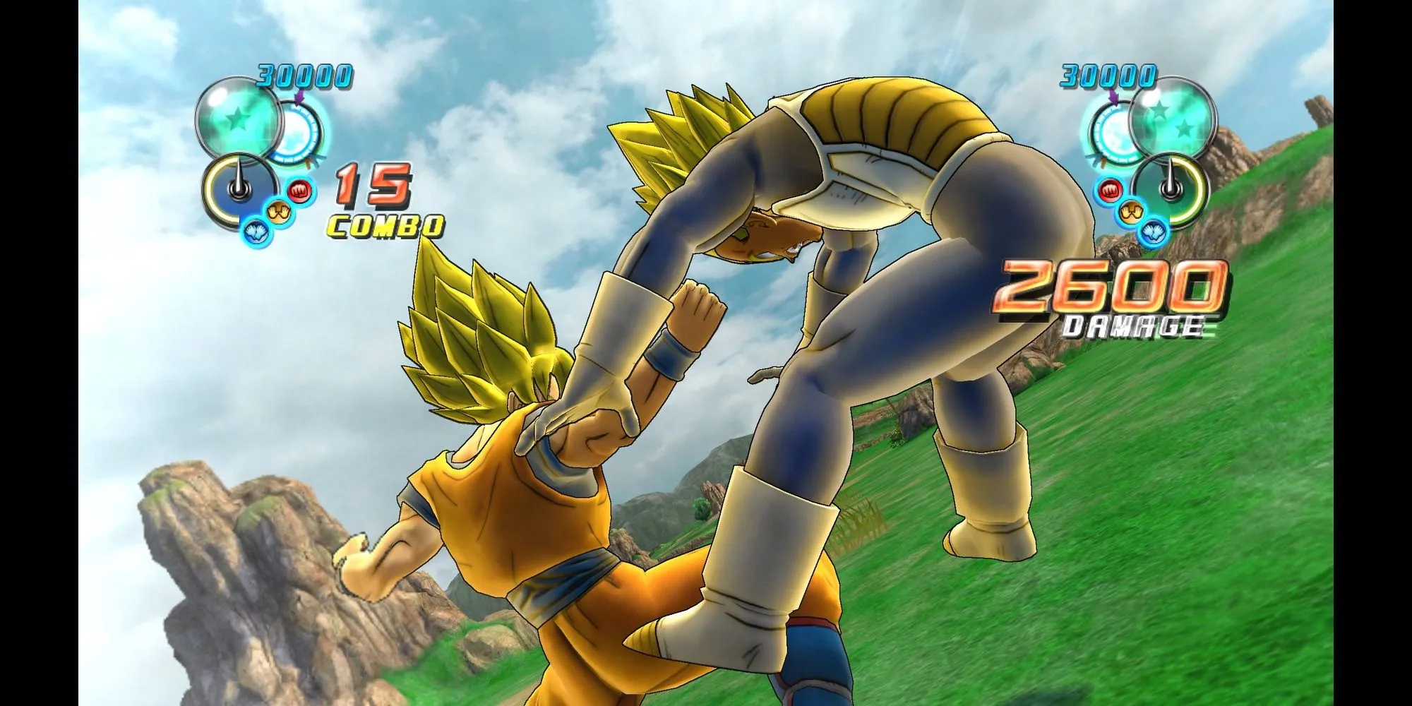 Bìa game Dragon Ball Z: Ultimate Tenkaichi với các nhân vật quen thuộc