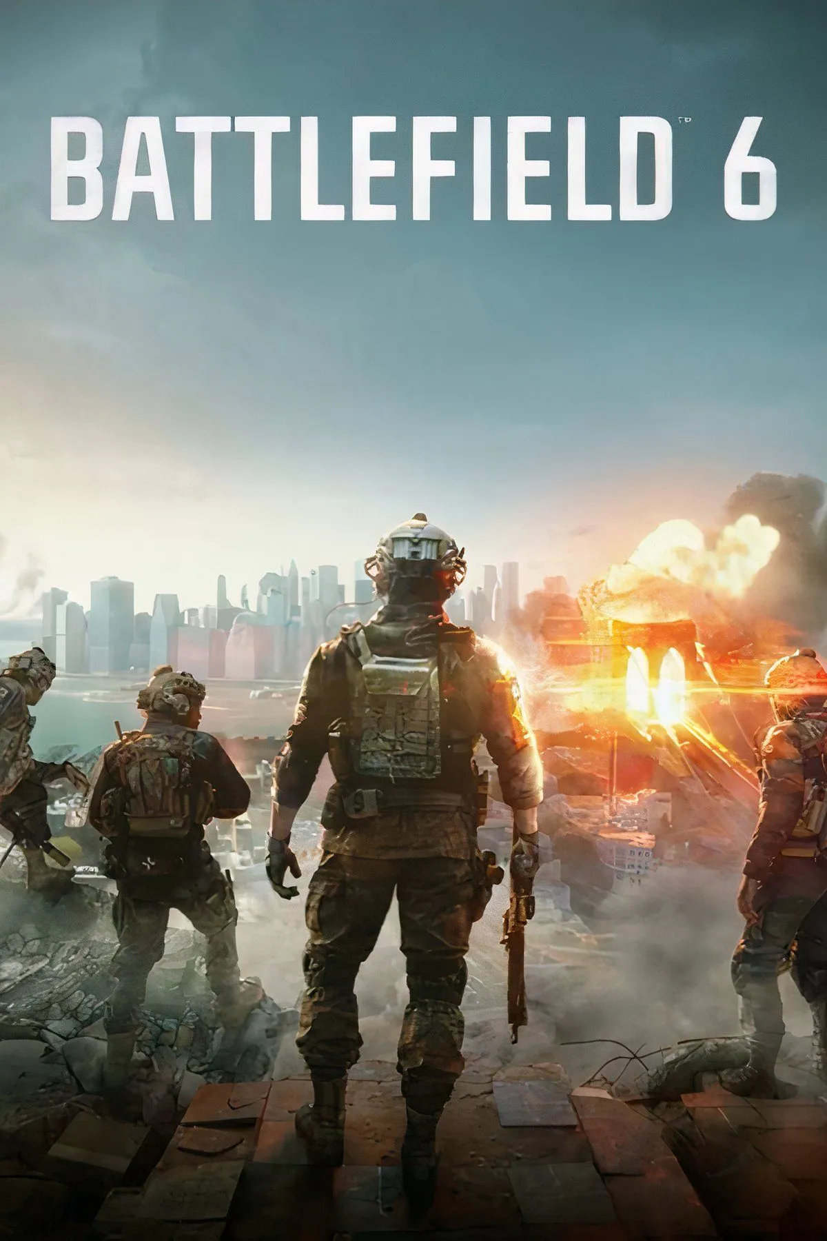 Bìa nghệ thuật chính thức của Battlefield 6, một tựa game bắn súng đỉnh cao