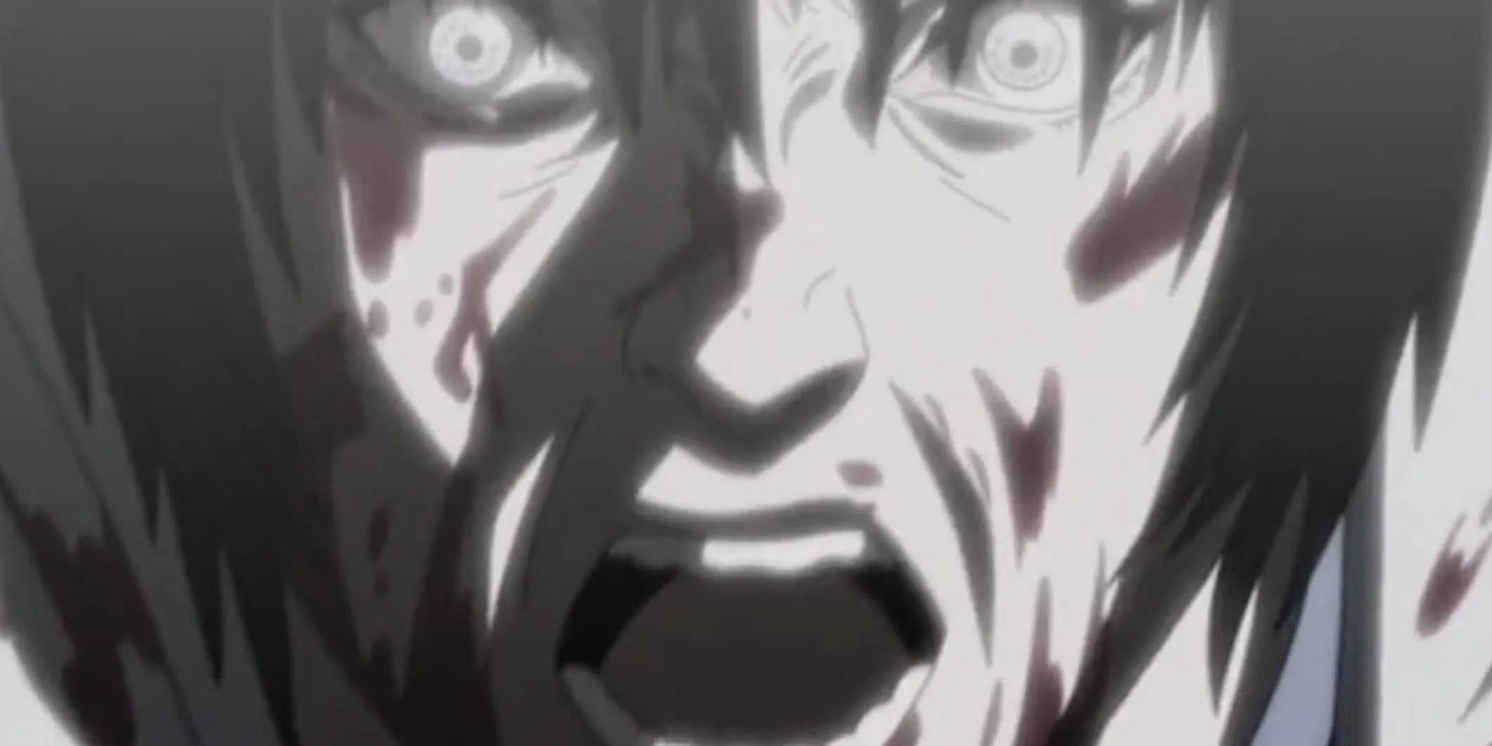 Bối cảnh u ám và Ichise trong Texhnolyze, thể hiện sự vô vọng của một thế giới sắp tàn lụi