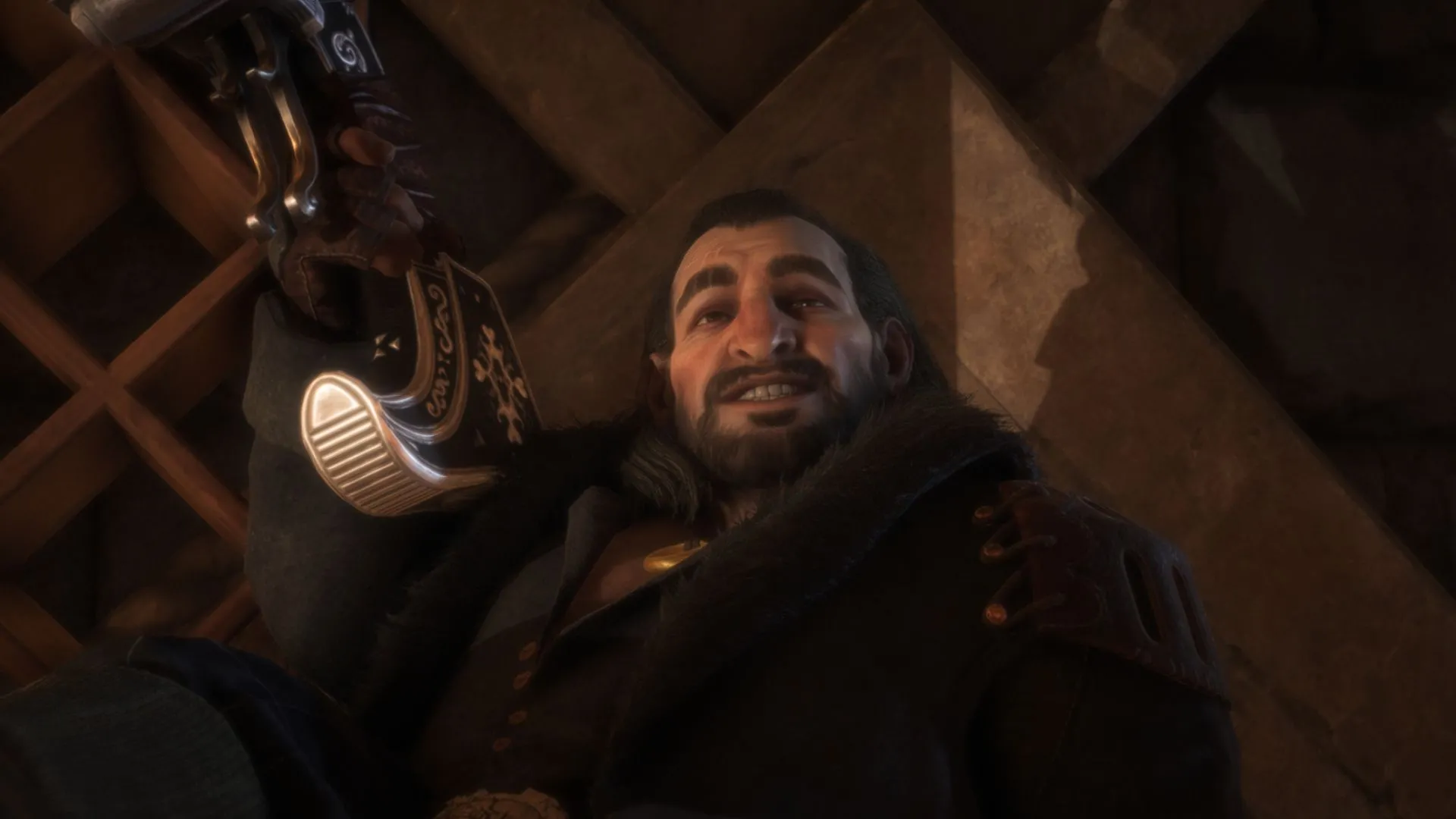 Chân dung Varric Tethras, người lùn hài hước và xạ thủ tài ba từ Dragon Age: The Veilguard