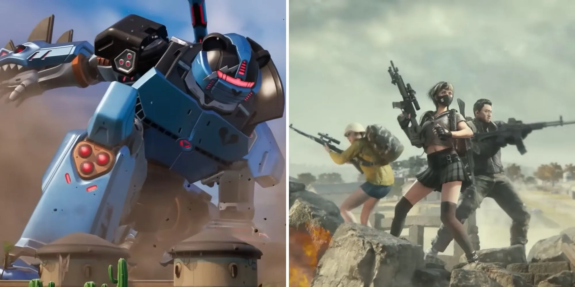 Chế độ chơi Zero Build của Fortnite và bot hỗ trợ tân thủ trong PUBG giúp game dễ tiếp cận