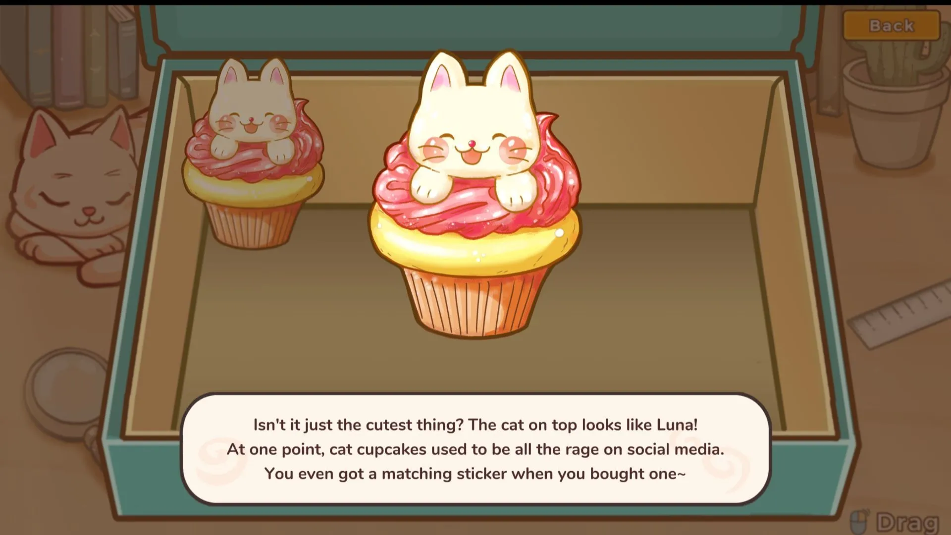 Chiếc bánh cupcake bí mật đầu tiên trong Little Problems, một thử thách ẩn cho game thủ