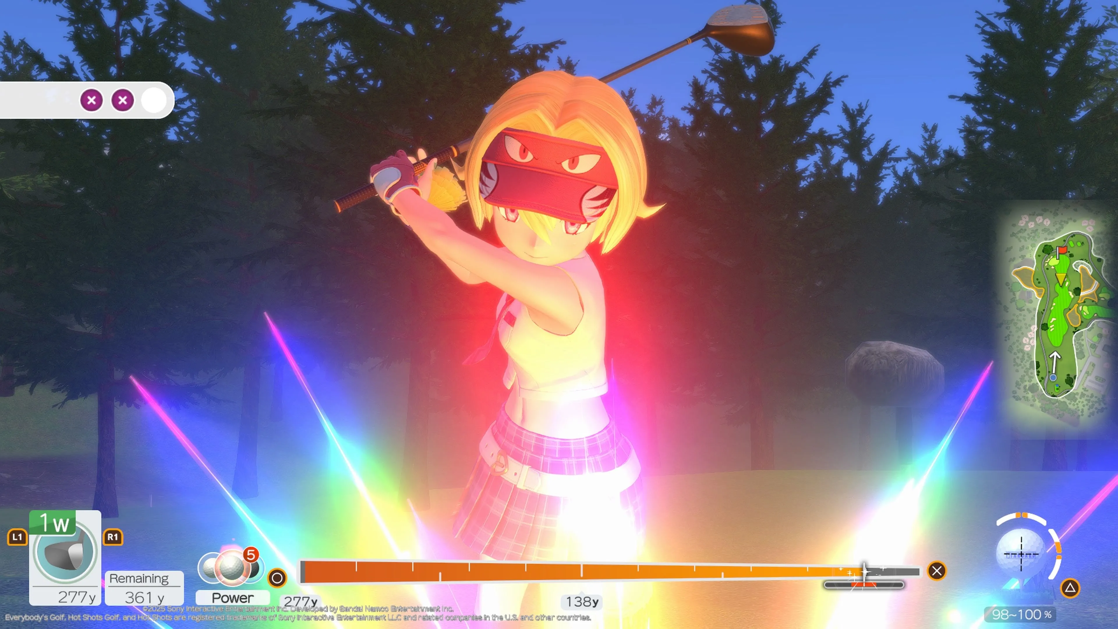 Đồ họa tuyệt đẹp và cảm giác chơi mượt mà của Everybody's Golf (2017), cho thấy sự vượt trội so với phiên bản Hot Shots.