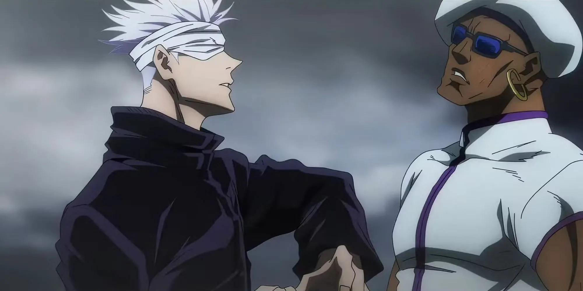 Gojo Satoru dễ dàng áp đảo Miguel trong Jujutsu Kaisen 0, chứng minh sức mạnh vượt trội.