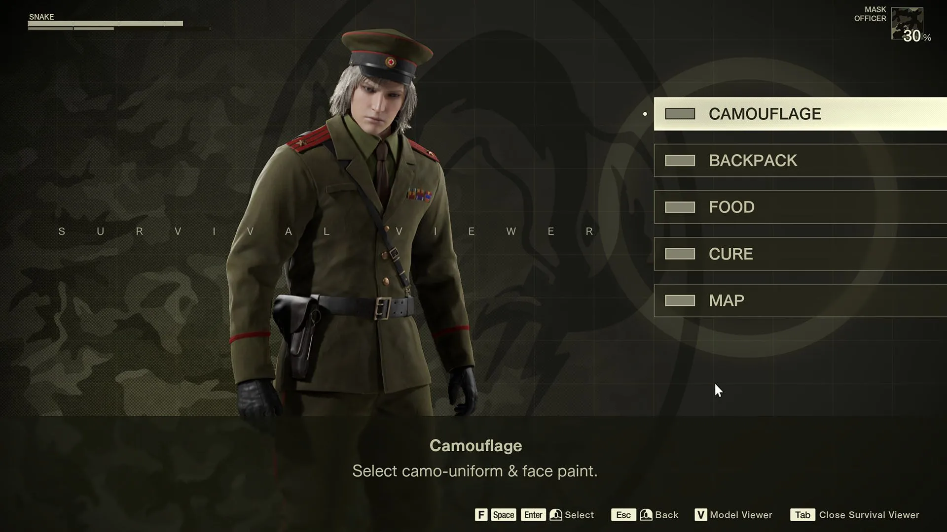 Major Raikov và Snake đang thực hiện CQC trong Metal Gear Solid Delta Snake Eater