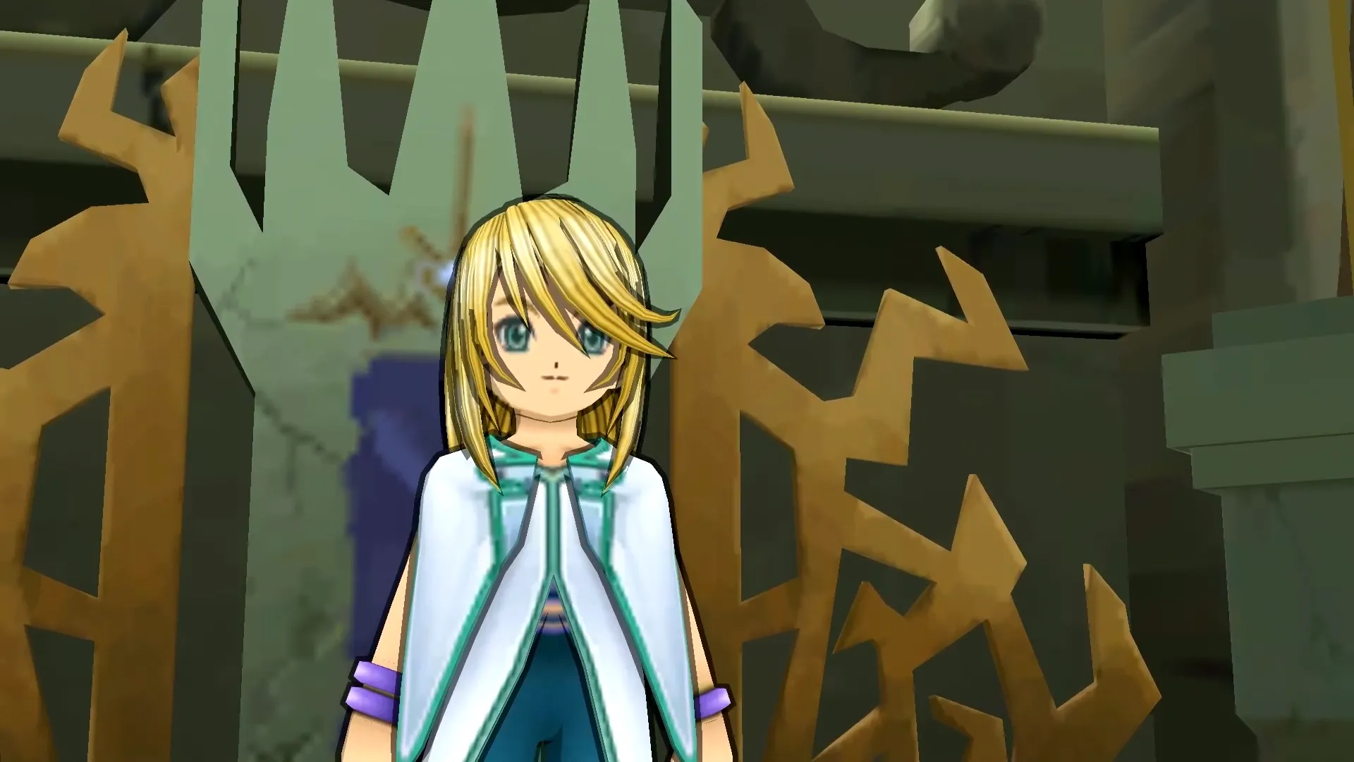 Mithos trẻ tuổi với ánh mắt ẩn chứa bí mật trong Tales of Symphonia