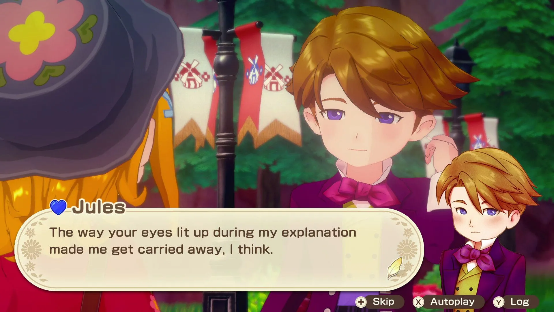 Người chơi đang chăm sóc cây trồng trên nông trại của mình trong Story of Seasons Grand Bazaar