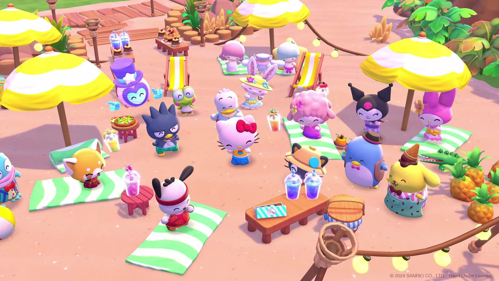 Nhân vật Hello Kitty Island Adventure thân thiện