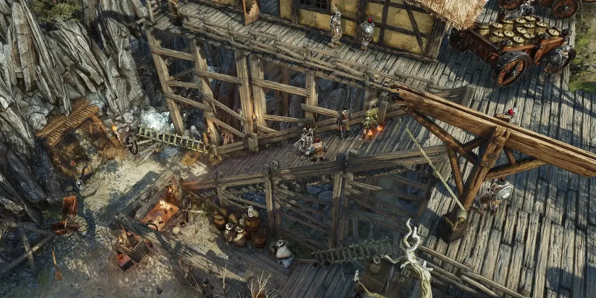 Pháo đài gỗ trong Divinity Original Sin 2, bối cảnh cốt truyện thần thánh