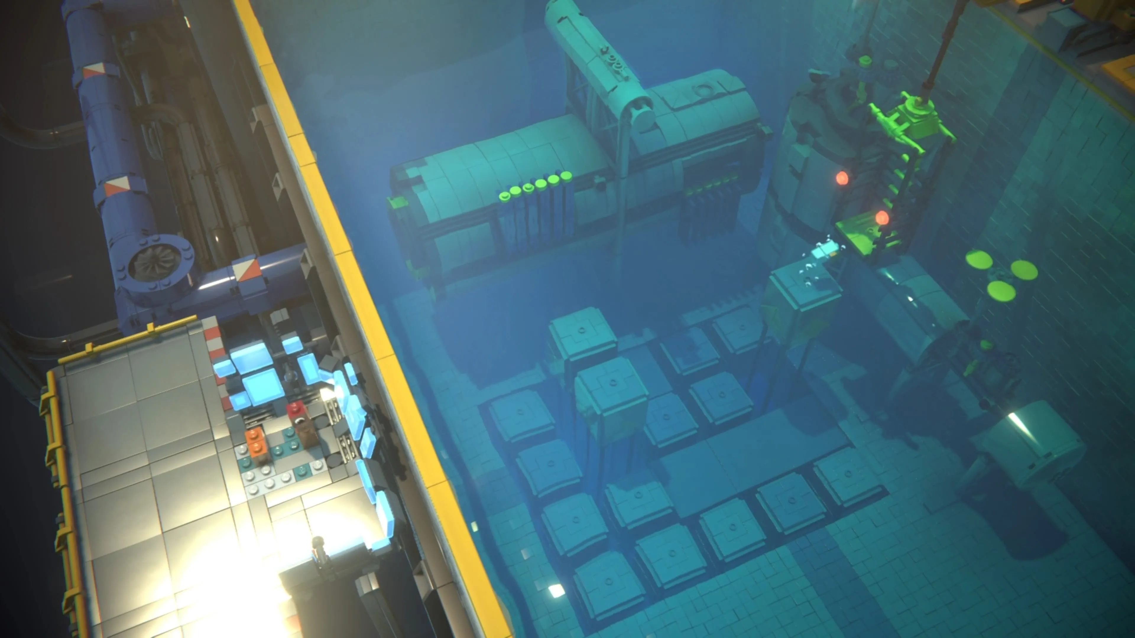 Red nâng Blue trở lại bệ xuất phát sau khi sửa vệ tinh dưới nước, kiếm trophy &quot;Underwater Satellite Repair&quot;
