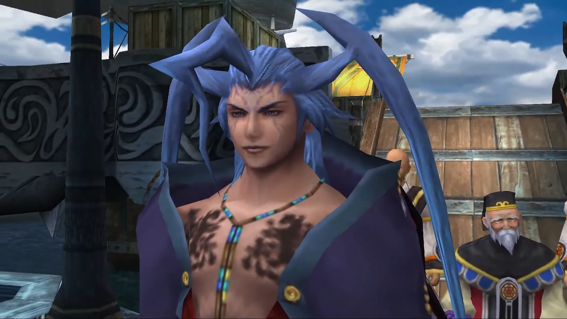 Seymour Guado với vẻ ngoài đáng ngờ trong Final Fantasy X
