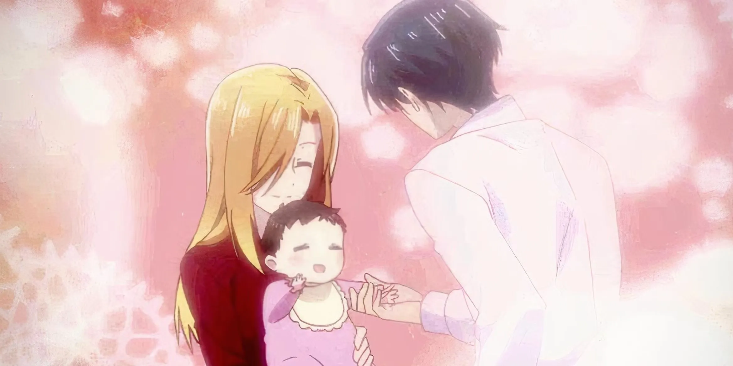 Tohru và các thành viên nhà Souma trong Fruits Basket 2019, thể hiện sự che giấu nỗi đau