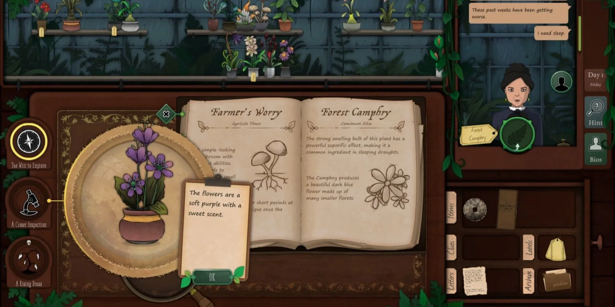 Xác định một loài cây bí ẩn trong Strange Horticulture
